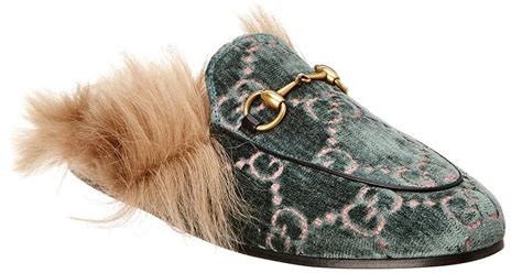 gucci slipper fur|gucci fur slippers velvet bottom.